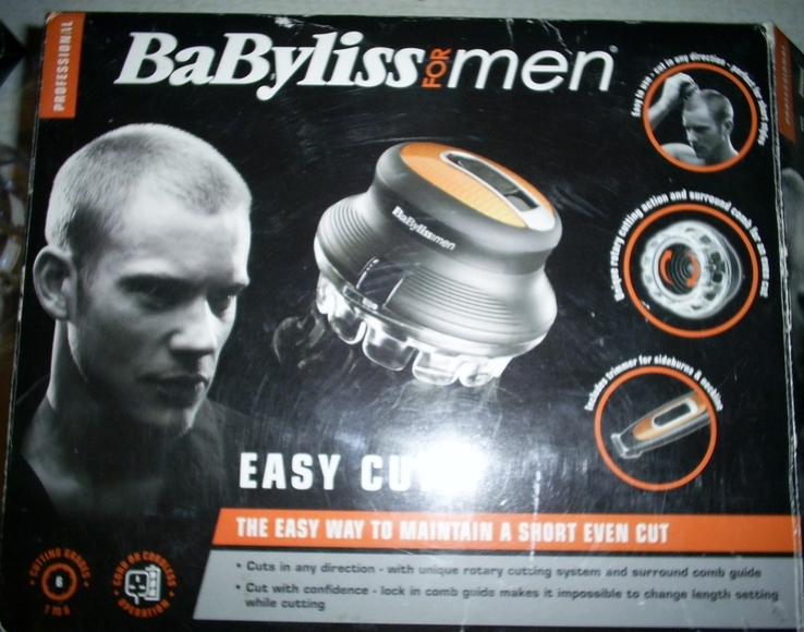 Машинка триммер для создания коротких стрижек Babyliss for men, photo number 2