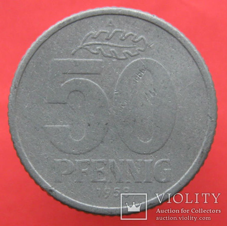 НДР 50 пфеннігів 1958 р.