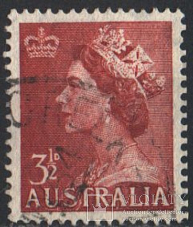 1953 - Австралия - Стандарт Елизавета 3,5 Mi.229