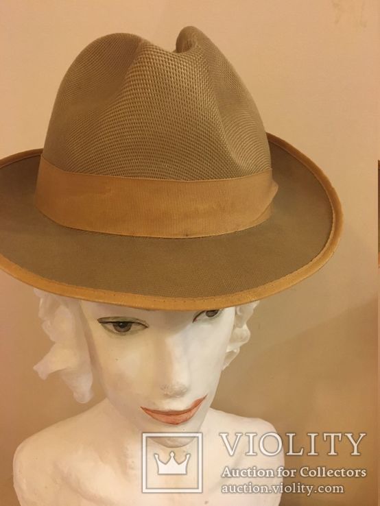 Антикварная мужская или женская 1930-1950 год.шляпка.Лондон., фото №9