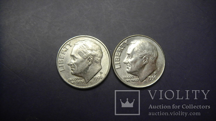 10 центів США 1996 (два різновиди)