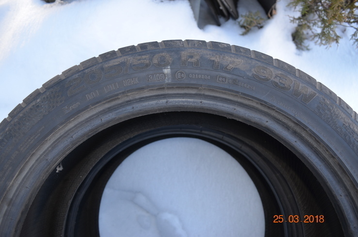 Шины 205/50 R17 93W CONTINENTAL SPORTCONTACT 2  лот 2 шт., photo number 6