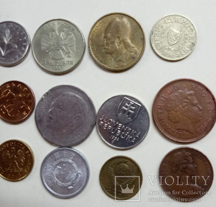 Набор монет на вес № 11-номинал 2-48 грамм-повторов нет, фото №7