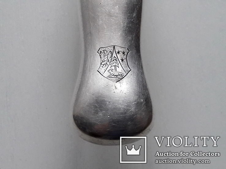 Серебряная лопатка-нож / Австро-Венгерская империя, фото №5