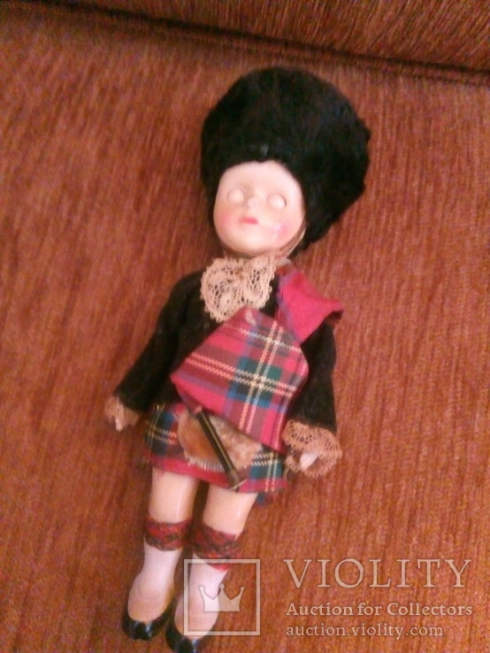 Винтажная кукла Шотландский солдат, фото №6