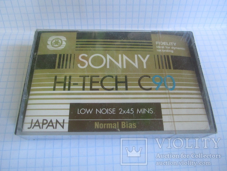 Аудио кассета новая SONNY HI-TECH C90 JAPAN, фото №2