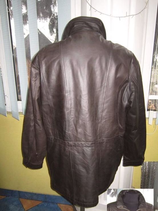 Утеплённая кожаная мужская куртка C.A.N.D.A., C&amp;A. Лот 335, фото №4