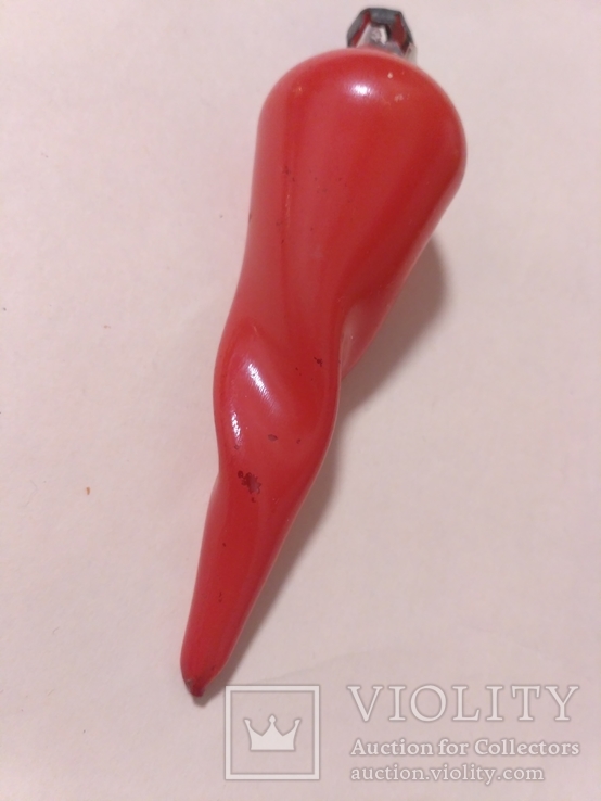 Елочная игрушка Морковка, СССР, фото №2