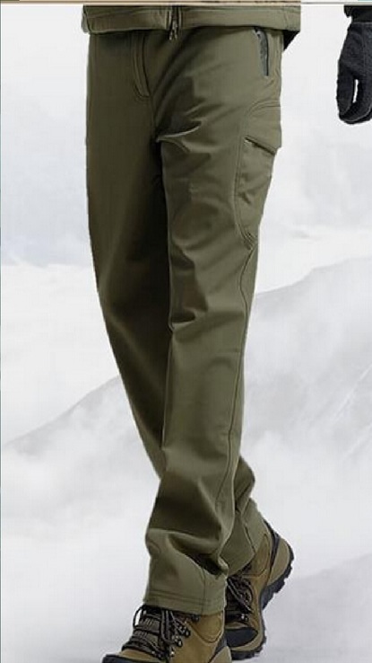 Тактические штаны soft shell от ESDY цвет оливка, фото №2
