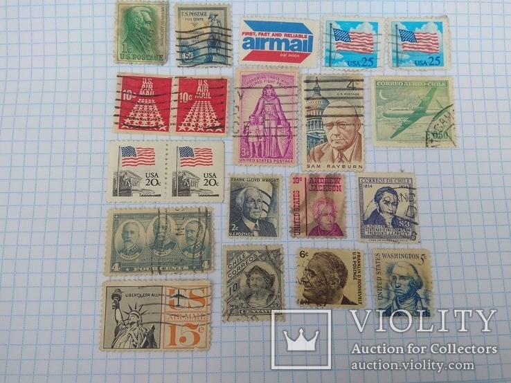 18 марок США №2, фото №2