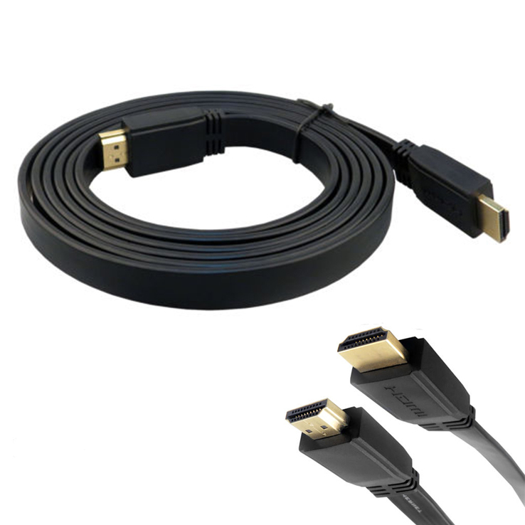 Кабель HDMI-HDMI 1.5 м (v1.4) Плоский