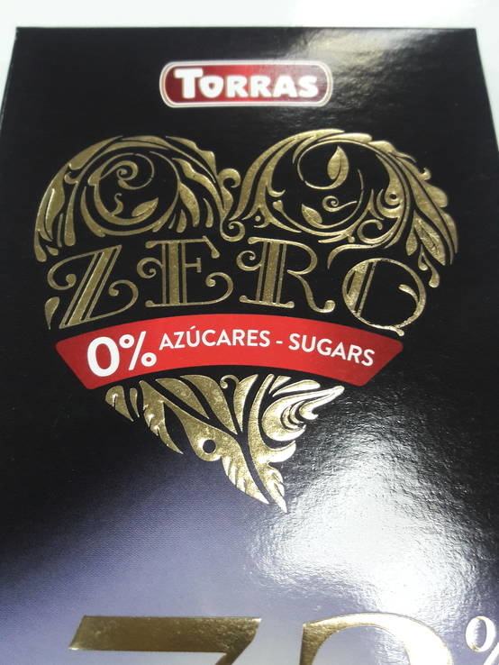 Чёрный шоколад Torras 72% какао без сахара и без глютена.100 г., фото №3