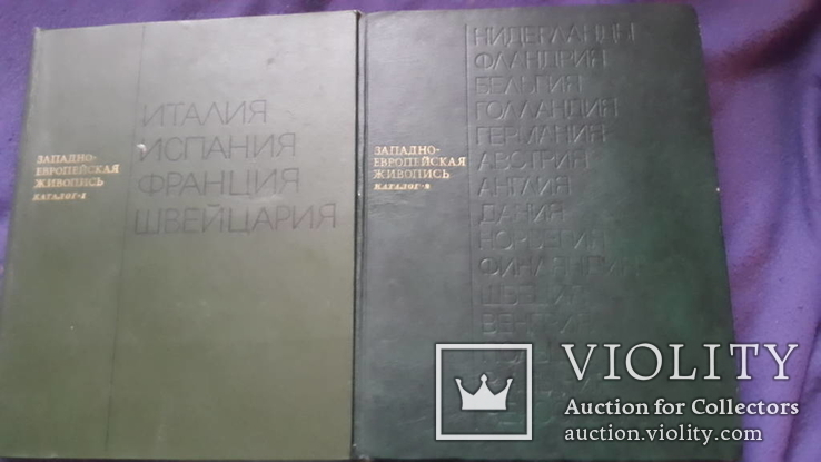 Два тома каталога западноевропейская  живопись в Эрмитаже, фото №2