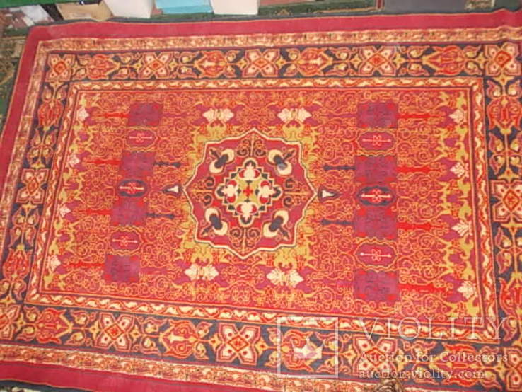 Узбекский шерстяной ковер. 1 м. 50 см х 2 м. 20 см.