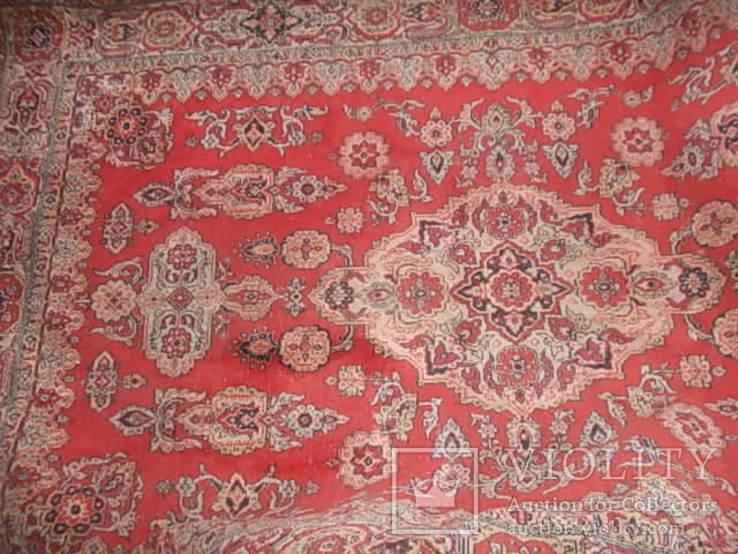 Турецкий шерстяной ковер.   Раз. 1м. 90 см х  2 м. 90 см., фото №5