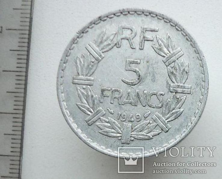 5 франков 1949 года, фото №2