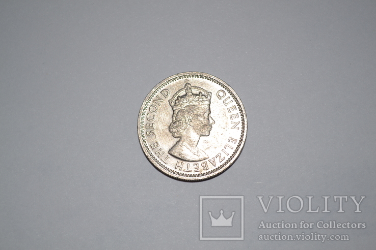  25 центов 1965 г., Восточные Карибы, фото №3