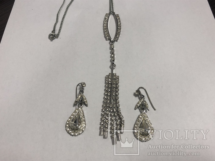Ожерелье с серьгами, фото №12