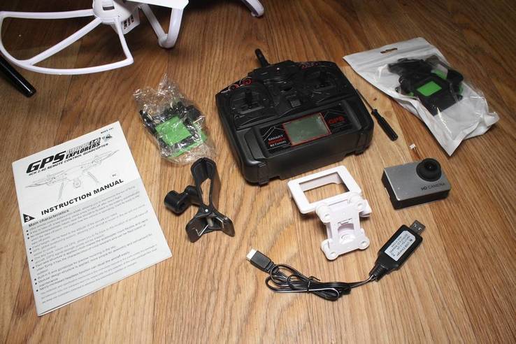 Новый FPV Квадрокоптер X183 GPS с HD Камерой 5.8G. GPS Follow Me Function, photo number 13