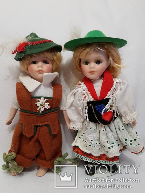 2 куклы Германия , фарфоровые , керамические одним лотом . кукла Германия . 26 см., фото №3