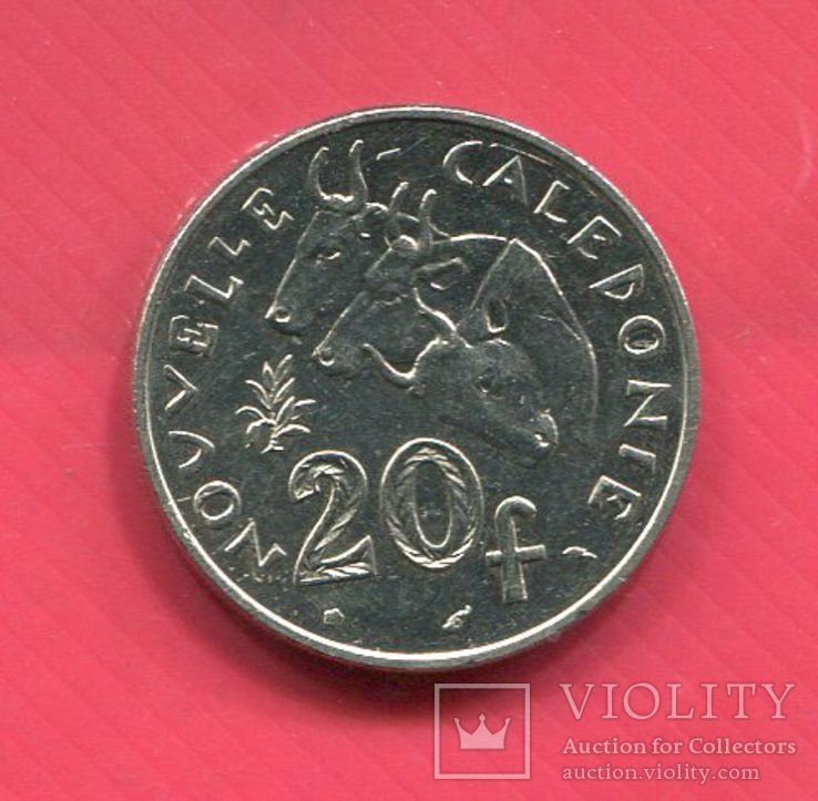 Новая Каледония 20 франков 1983, фото №2