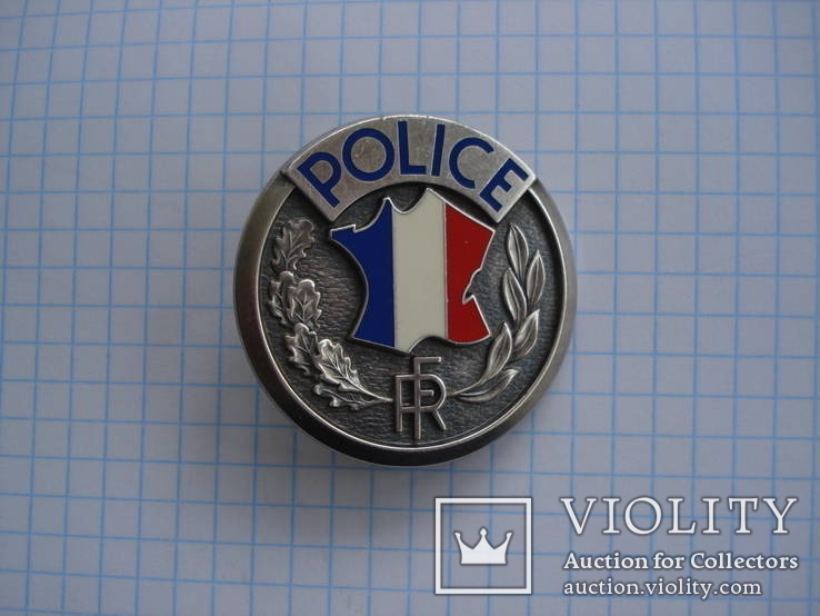 Кокарда полиция Франция, фото №2