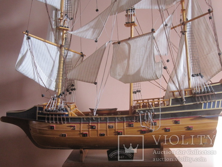Модель парусника «SPANISH GALLEON 1607» . (под реставрацию ), фото №3