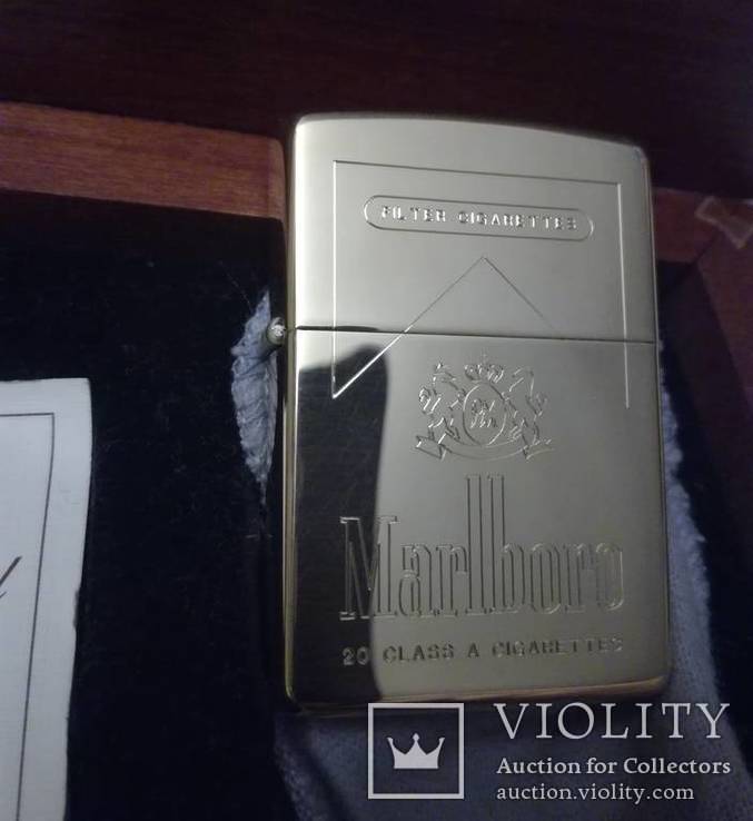 Зажигалка Zippo Solid Gold 18K 2000г, фото №2