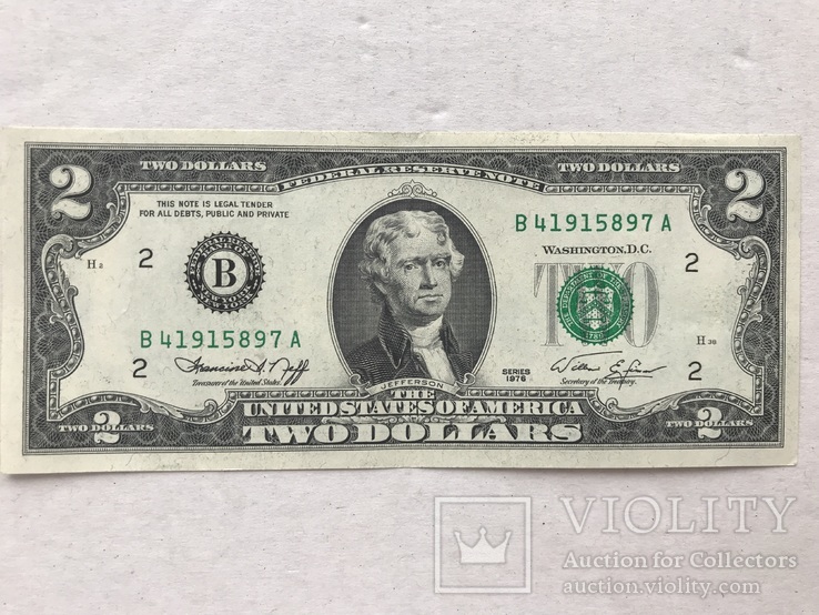 2 долари 1976