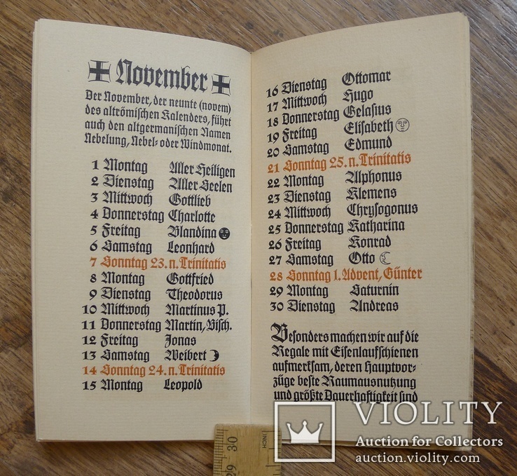 Немецкая брошюра Klingspor Kalender - 1926 год., фото №9