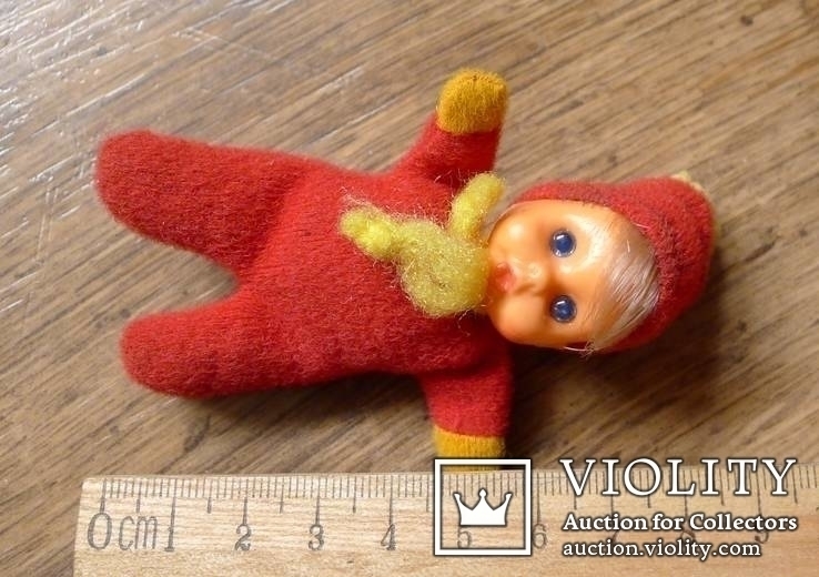 Импортная кукла из пластмассы с набивным туловищем., фото №10