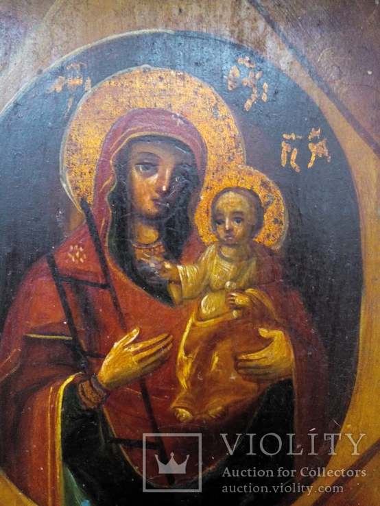 Старовинна ікона Божа матір Неопалима купина, фото №4