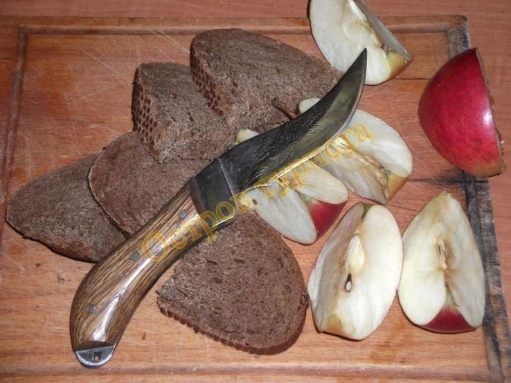 Туристический нож Спутник Пескарь кожаные ножны, фото №2