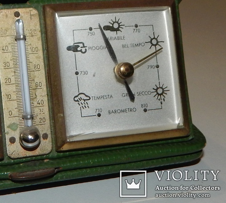 Часы EUROPA BAROMETRO с будильником Втаж, фото №10