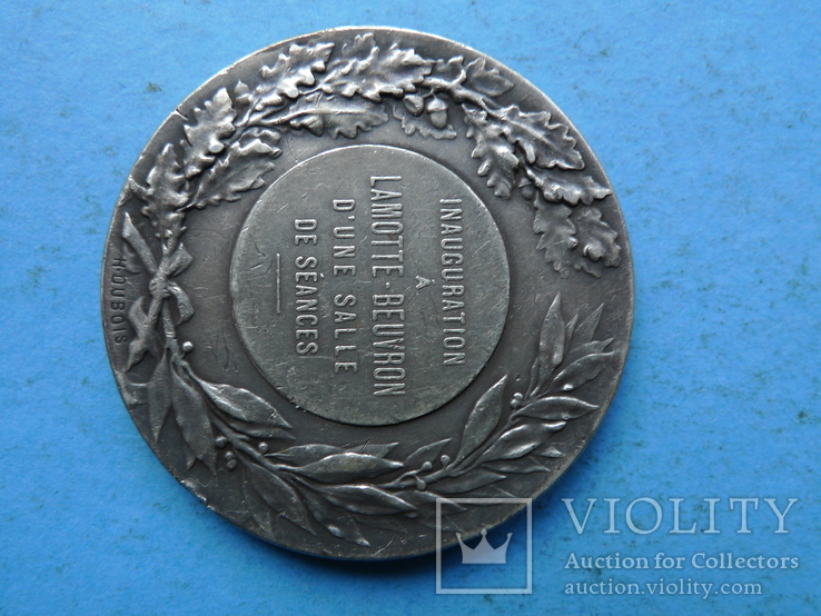 Настольная медаль. Франция. 1908 год., фото №6