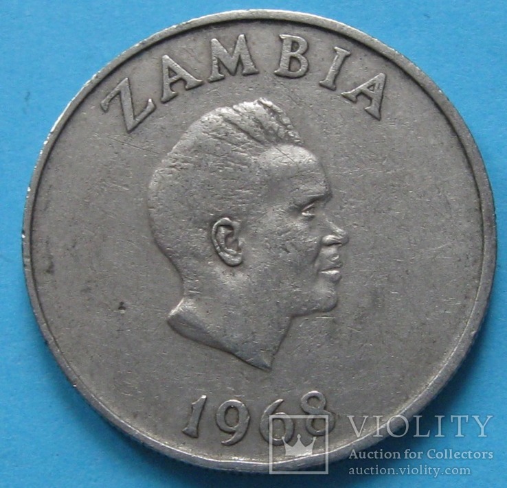Замбия 10 нгвее 1968, фото №3