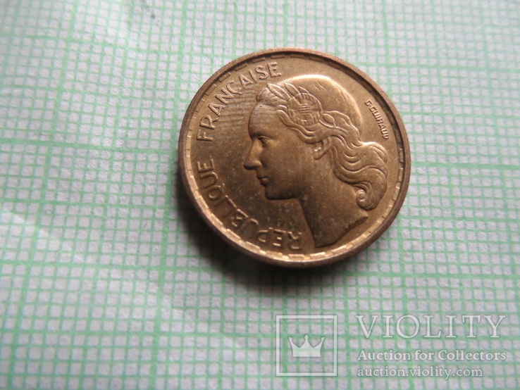 10 франков 1952  Франция   (Р.7.32)~, фото №3
