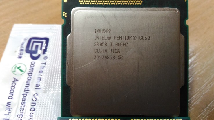 Процессор Intel Pentium G860 /2(2)/ 3GHz + термопаста 0,5г, фото №4