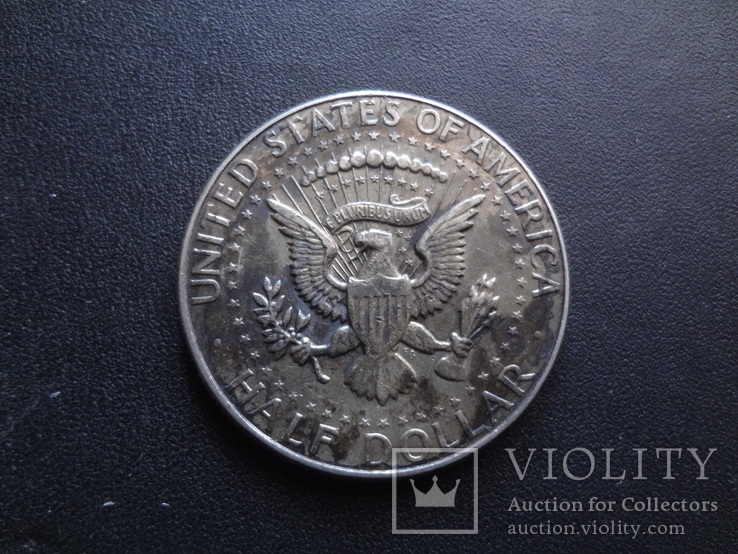 50 центов 1967 США   серебро   (лот.8.3)~, фото №3