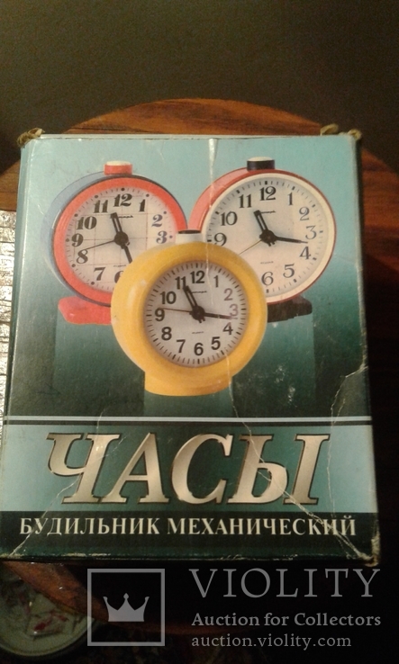 Часы-будильник "Янтарь" с дятлом-маятником...  новые, фото №11