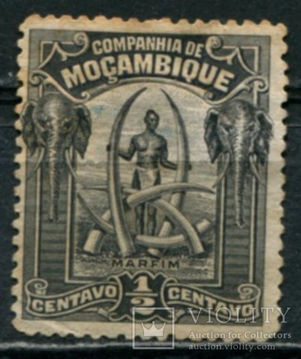 1918 Португальские колонии Мозамбикская компания Местные мотивы 1/2с