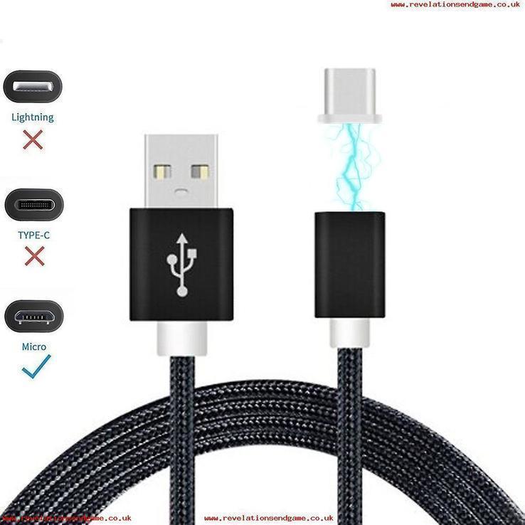Магнитный кабель Micro USB  - USB 1 м ТКАНЬ