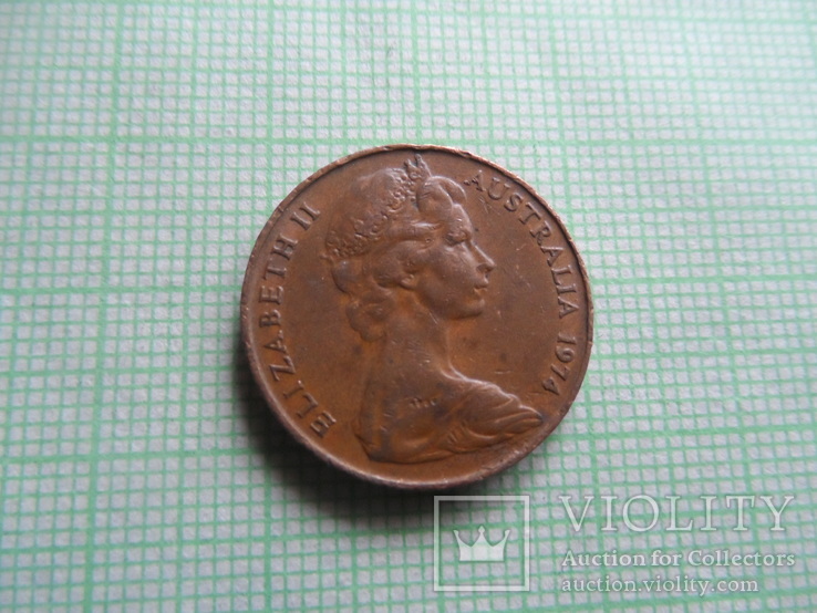 2 цента 1974 Австралия   (Р.8.16)~, фото №3