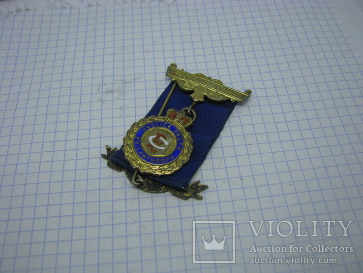 Масонский знак Королевского Ордена Буйволов, Royal Antediluvian Order of Buffaloes (RAOB), фото №2