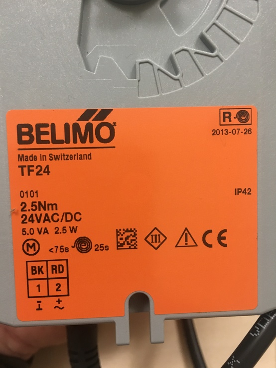 Электропривод Belimo TF 24, фото №6