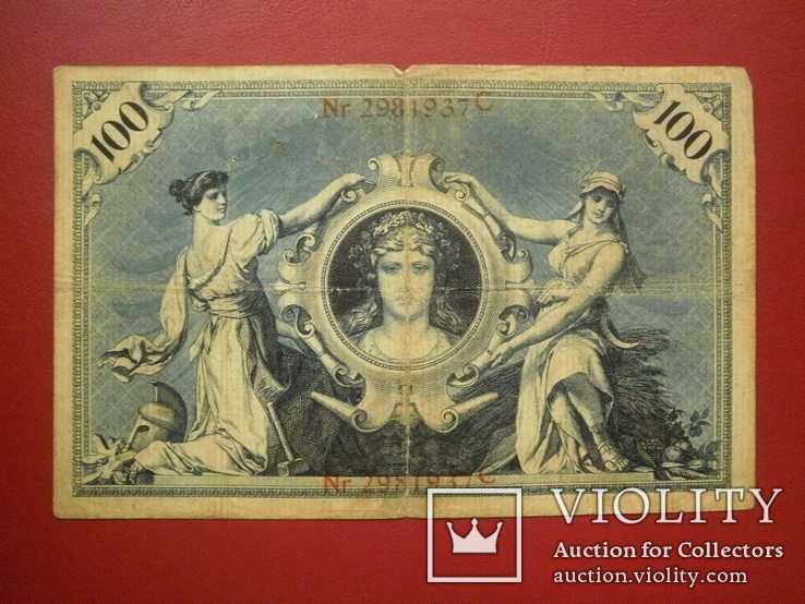 Німеччина 1898 рік 100 марок., фото №3