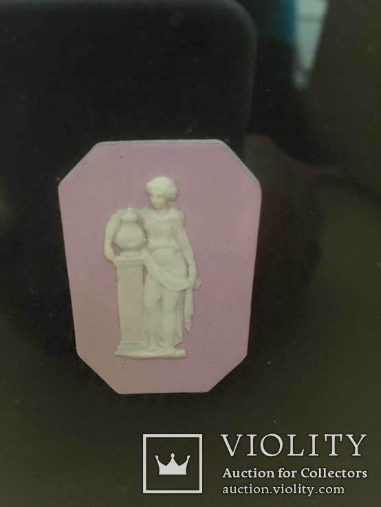 Коллекционный комплект  английского розового фарфора Wedgwood в выставочной коробке., фото №6