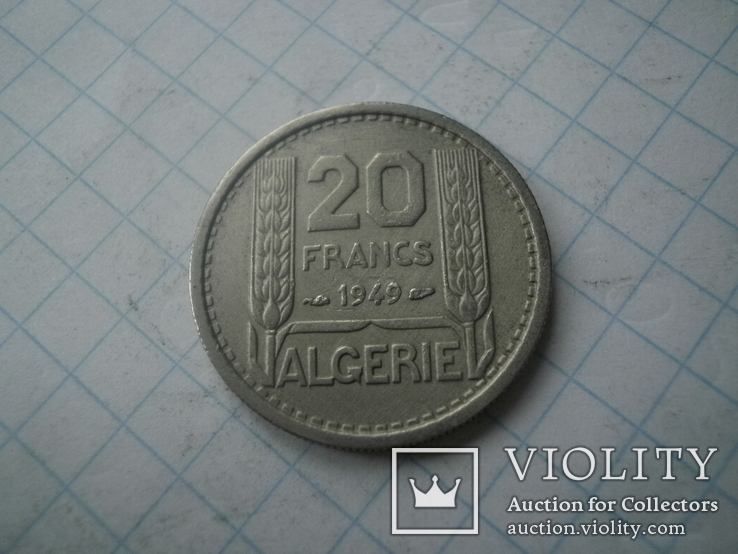 Алжир 1949 рік 20 франків.
