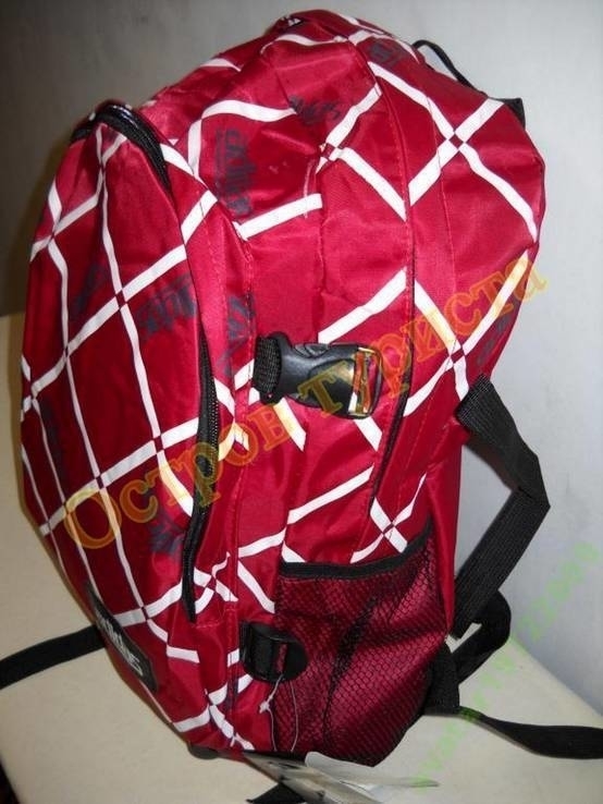 Рюкзак спортивный городской ADIDAS 0965 красный, фото №5