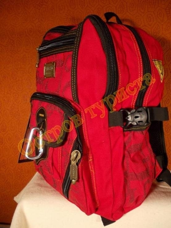 Рюкзак городской GOLDBE B259 красный, фото №3